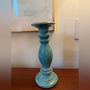Elegant Turquoise Candle Holder